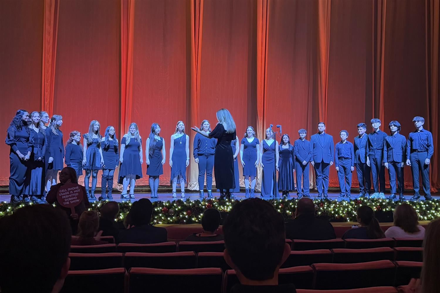  Singing on the Radio City stage